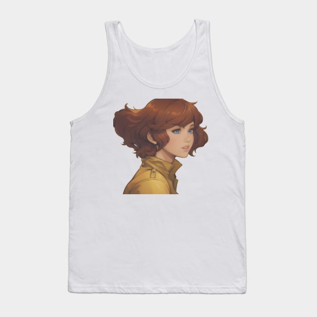 April O'Neil Tank Top by mindworldz